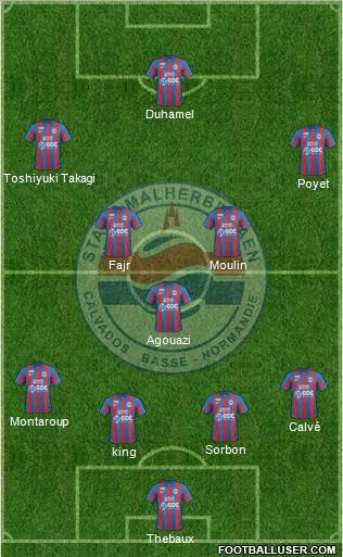 Stade Malherbe Caen Basse-Normandie Formation 2012