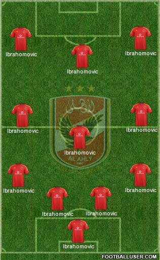 Al-Ahly Sporting Club Formation 2012