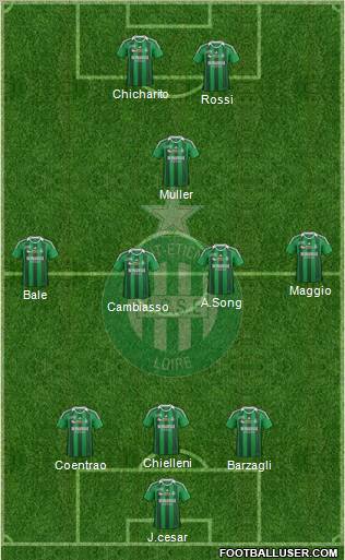 A.S. Saint-Etienne Formation 2012