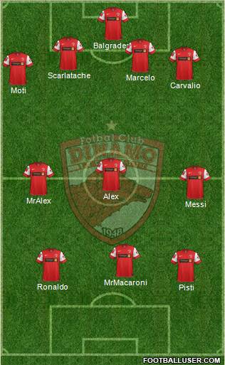 FC Dinamo 1948 Bucharest Formation 2012