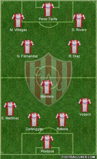 Unión de Santa Fe Formation 2012