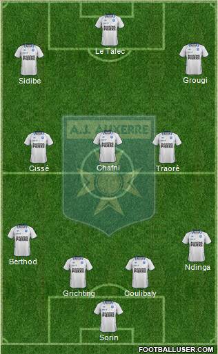 A.J. Auxerre Formation 2012