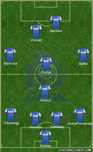 K Racing Club Genk Formation 2012