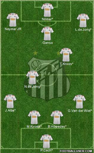 Santos FC Formation 2012