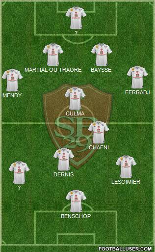 Stade Brestois 29 Formation 2012