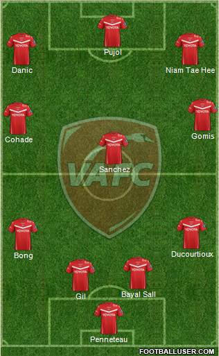 Valenciennes Football Club Formation 2012