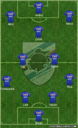 Sampdoria Formation 2012