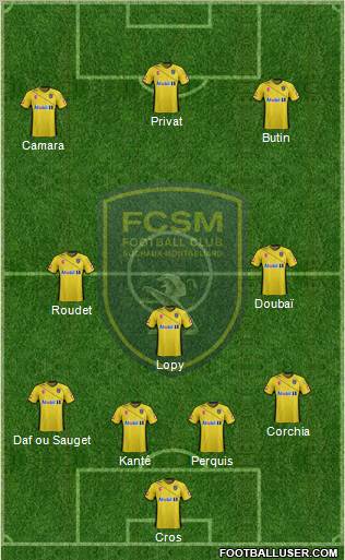 FC Sochaux-Montbéliard Formation 2012