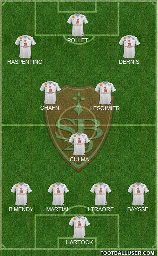 Stade Brestois 29 Formation 2012