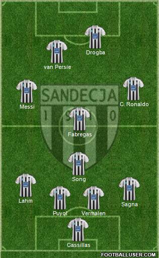 Sandecja Nowy Sacz Formation 2012