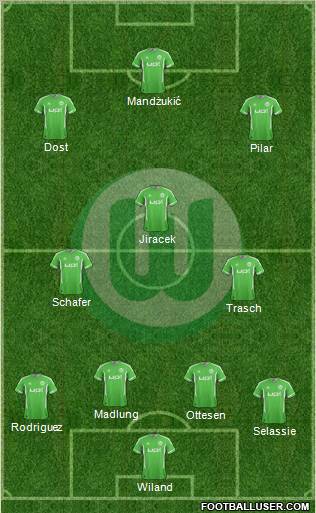 VfL Wolfsburg Formation 2012