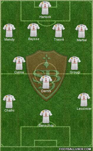 Stade Brestois 29 Formation 2012