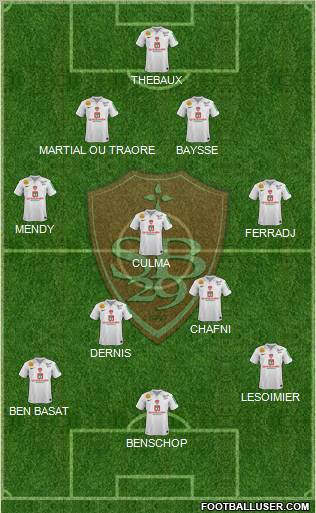 Stade Brestois 29 Formation 2012