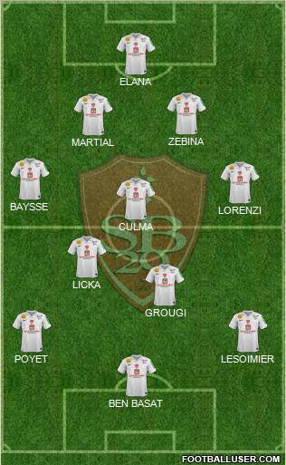 Stade Brestois 29 Formation 2012