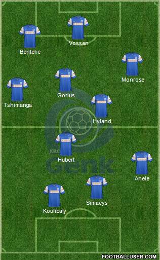 K Racing Club Genk Formation 2012