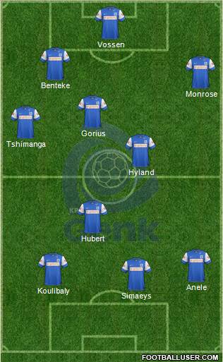 K Racing Club Genk Formation 2012