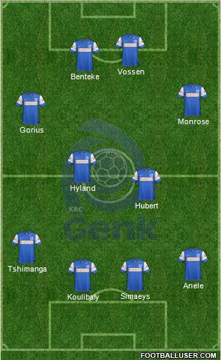 K Racing Club Genk Formation 2012