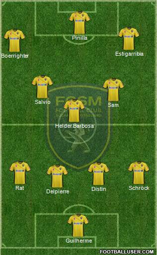 FC Sochaux-Montbéliard Formation 2012