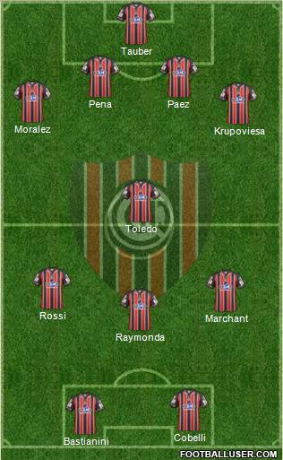 Chacarita Juniors Formation 2012