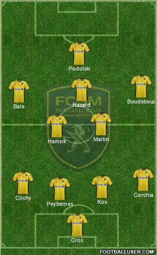 FC Sochaux-Montbéliard Formation 2012