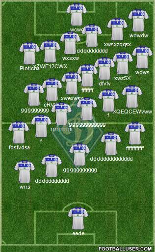 Dinamo Kiev Formation 2012