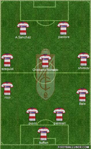 Granada C.F. Formation 2012