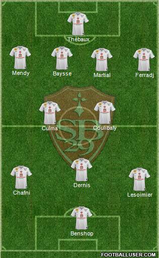 Stade Brestois 29 Formation 2012