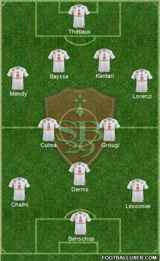 Stade Brestois 29 Formation 2012