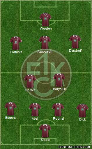 1.FC Kaiserslautern Formation 2012