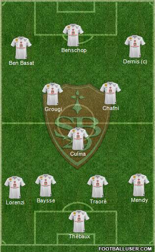 Stade Brestois 29 Formation 2012