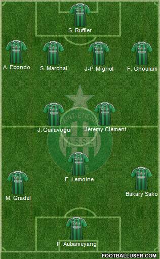 A.S. Saint-Etienne Formation 2012