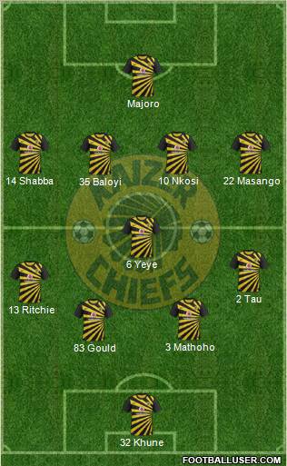 Kaizer Chiefs Formation 2012