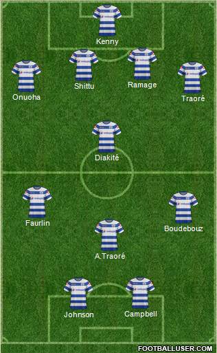 Queens Park Rangers Formation 2012