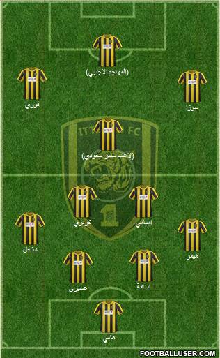 Al-Ittihad (KSA) Formation 2012