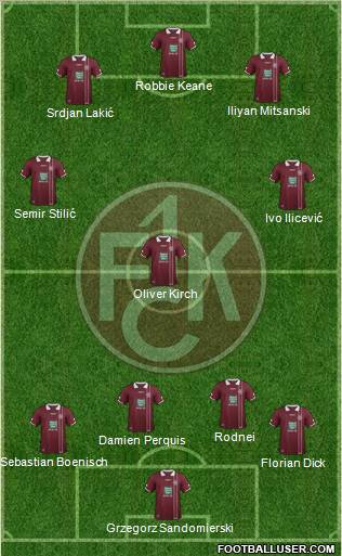 1.FC Kaiserslautern Formation 2012