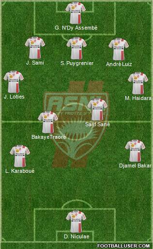 A.S. Nancy Lorraine Formation 2012