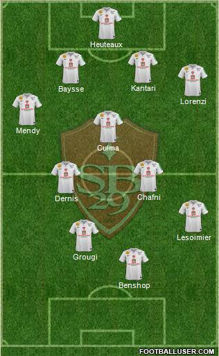 Stade Brestois 29 Formation 2012