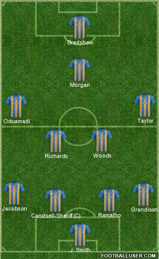 Shrewsbury Town Formation 2012