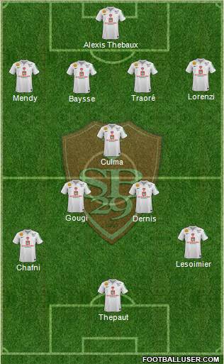 Stade Brestois 29 Formation 2012