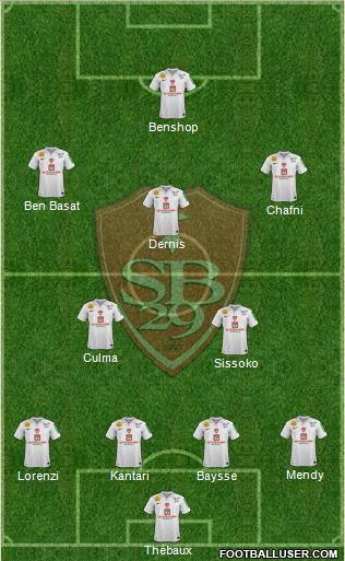 Stade Brestois 29 Formation 2012