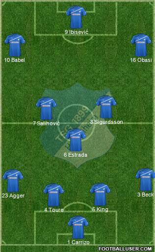 TSG 1899 Hoffenheim Formation 2012