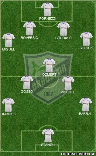 Orduspor Formation 2012