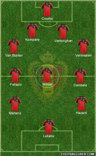 Belgium Formation 2012