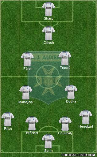 A.J. Auxerre Formation 2012