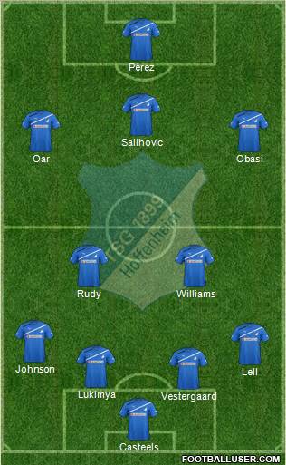 TSG 1899 Hoffenheim Formation 2012