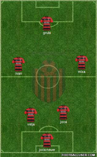 KF Shkendija HB 79 Tetovo Formation 2012