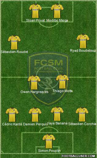 FC Sochaux-Montbéliard Formation 2012