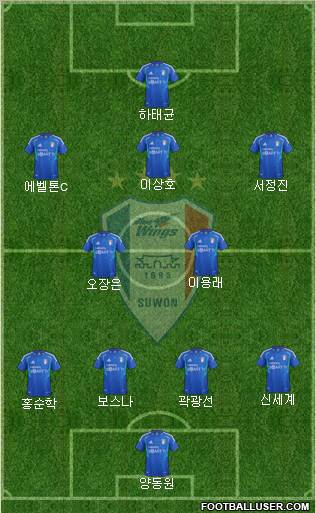 Suwon Samsung Blue Wings Formation 2012