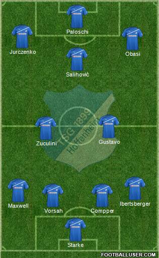 TSG 1899 Hoffenheim Formation 2012