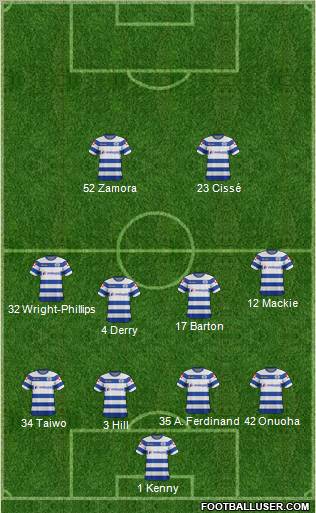 Queens Park Rangers Formation 2012